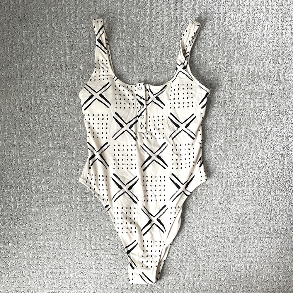One piece printed swimsuit
